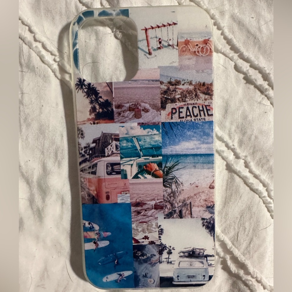 Beach collage iPhone 12 Pro case